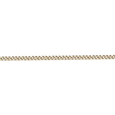 Men's LYNX Stainless Steel 6mm Curb Chain Necklace