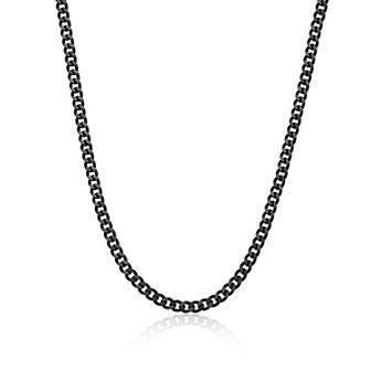 Men's LYNX Stainless Steel 6mm Curb Chain Necklace