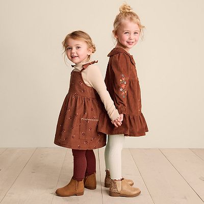 chocolate brown toddler dress Ceyber Spanish Girls Chocolate Brown Check Dress