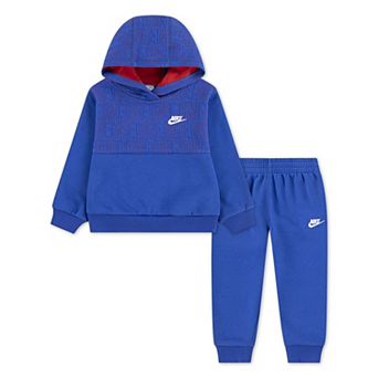 Boys 4-7 Nike All-Over Print Hoodie & Pants 2 pc Set