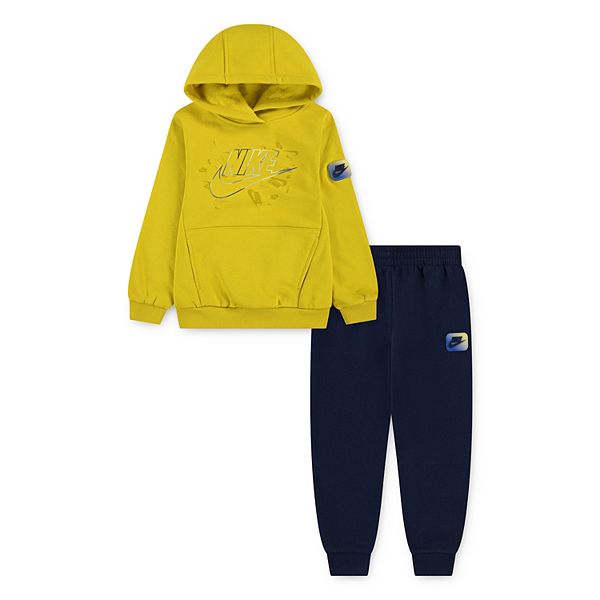 Lucky Brand Boys 2-Piece Hooded Knit & Woven Pant Set - Cozy & Stylish Outfit For Kids