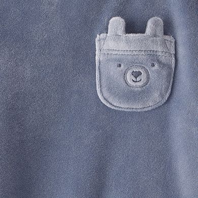 Baby Boy Carter's 2-pc. Bear Velour Sweatshirt & Jogger Set