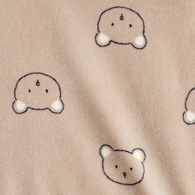 Baby Boy Carter's 2-Piece Bear Print Velour Sweatshirt & Pant Set