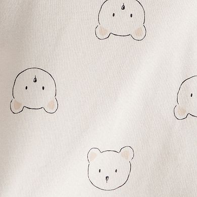 Baby Boy Carter's 2-pc. Bear Sherpa Overall & Long Sleeve Top Set