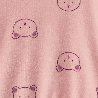 Baby Girl Carter's 2-Pc. Bear Print Velour Sweatshirt & Jogger Set