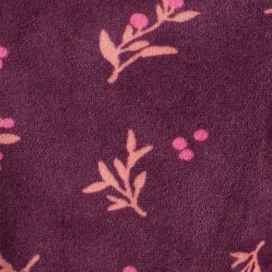 Baby Girl Carter's 2-Piece Floral DreamPlush Long Sleeve Sleep & Play Pajamas Set