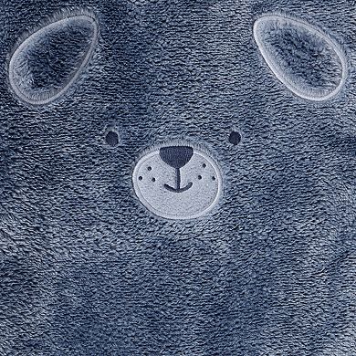 Baby Boy Carter's Dog Velour Long Sleeve Snug Fit Bodysuit