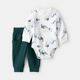 Baby Boy Carter's 2 pc Dog Print Bodysuit & Pant Set