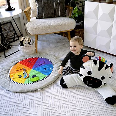 Baby Einstein Zen's Milestone Plush Activity Gym 3-Piece Set