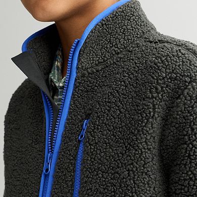 Boys 8-20 Sonoma Goods For Life® High Pile Fleece Zip-Up Jacket
