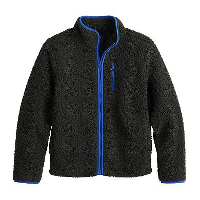 Boys 8-20 Sonoma Goods For Life® High Pile Fleece Zip-Up Jacket