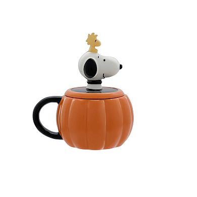 Celebrate Together Halloween Peanuts Snoopy Pumpkin Mug with Lid