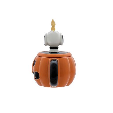 Celebrate Together Halloween Peanuts Snoopy Pumpkin Mug with Lid