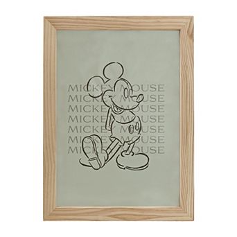 Disney's Mickey Mouse Text Framed Wall Art by The Big One®
