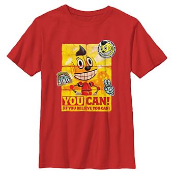 Boys 6-20 The Electric State You Can Poster Graphic Tee