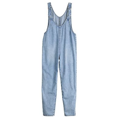 Girls 6-20 SO® Relaxed Denim Overalls in Regular & Plus Size
