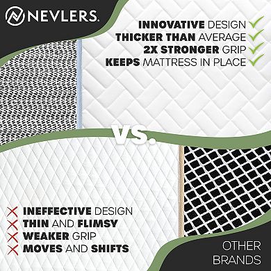 Nevlers Non Slip Mattress Pad