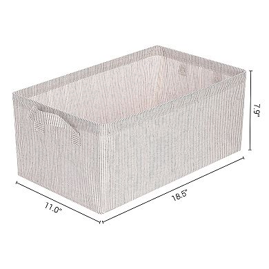 2 Pcs Fabric Storage Bin with Handles for Shelves Closet, Storage Cube Basket for Organizing Clothes