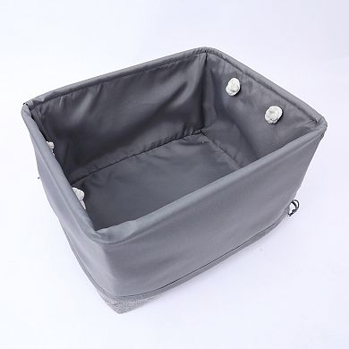 2 Pcs Storage Cube, Fabric Storage Bin with Handles for Closet, Storage Basket