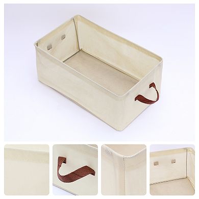 2 Pcs Storage Cube, Fabric Storage Bin with Handles for Shelves Closet, Storage Basket Shoes