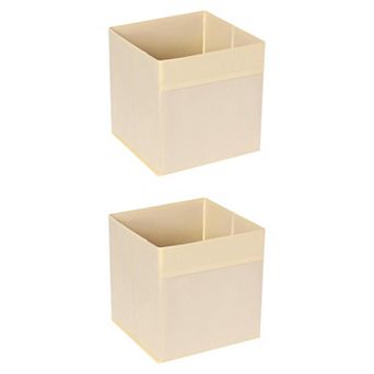 2 pc Fabric Storage Cube, Storage Bins for Shelves Closet, Storage Basket for Organizing Clothes