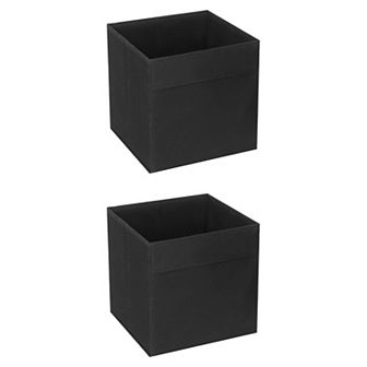 2 pc Fabric Storage Cube, Storage Bins for Shelves Closet, Storage Basket for Organizing Clothes