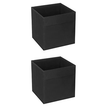 2 pc Fabric Storage Cube, Storage Bins for Shelves Closet, Storage Basket for Organizing Clothes
