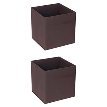 2 pc Fabric Storage Cube, Storage Bins for Shelves Closet, Storage Basket for Organizing Clothes