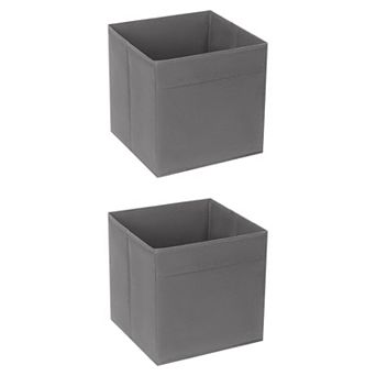 2 pc Fabric Storage Cube, Storage Bins for Shelves Closet, Storage Basket for Organizing Clothes