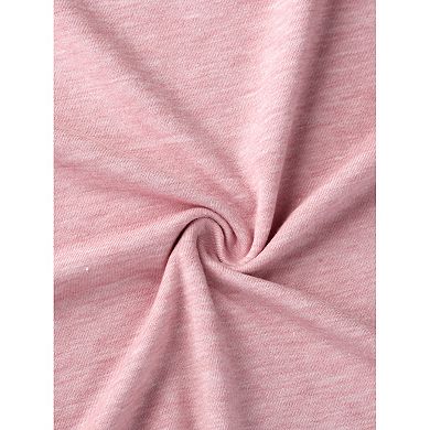 Women's 2 Piece Lounge Set Sweater Knit Short Sleeve Tee and Shorts Pajama Set