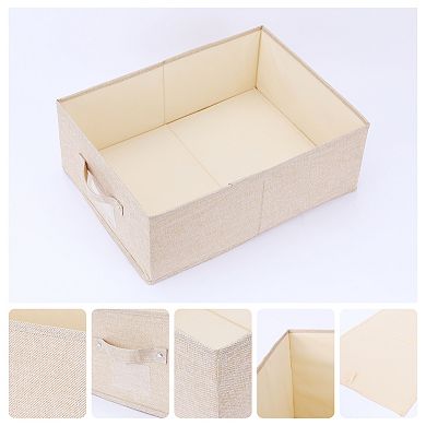 2 Pcs Storage Cube, Fabric Storage Bin with Handles for Shelves Closet, Foldable Storage Basket