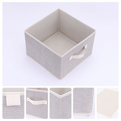 2 Pcs Storage Cube, Storage Bin for Shelves Closet, Storage Basket for Organizing Clothes Blankets