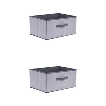 2 pc Storage Cube, Storage Bin for Shelves Closet, Storage Basket for Organizing Clothes Blankets