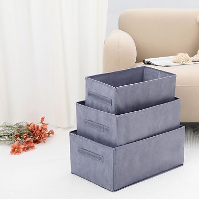 2 Pcs Storage Cube Fabric Storage Bins with Handles for Shelves Closet, Storage Basket