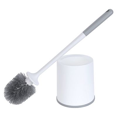 Siliconen Toiletborstel Met Houder Set Toiletpot Borstel Voor Badkamer Geen Kras Zachte Toiletreiniger Borstel Wandmontage