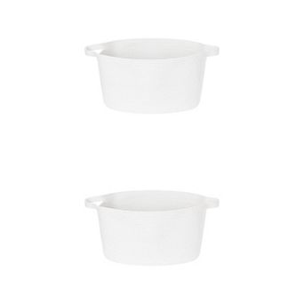 2 pc Woven Storage Basket with Handle, Shelf Closet Storage Bin for Blankets, Organizer Bin