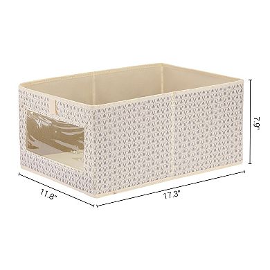 2 Pcs Storage Cube, Fabric Storage Bin for Shelves Closet, Storage Basket for Organizing Clothes