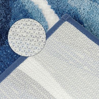 1Pcs Abstract Bathroom Rug, Non-Slip Rugs Bath Mat Thickening Bath Rug Water Absorption Mats 20"x32"