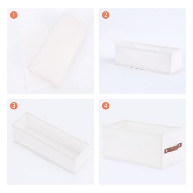 2 Pcs Storage Cube, Fabric Storage Bins for Shelves Closet, Foldable Storage Basket