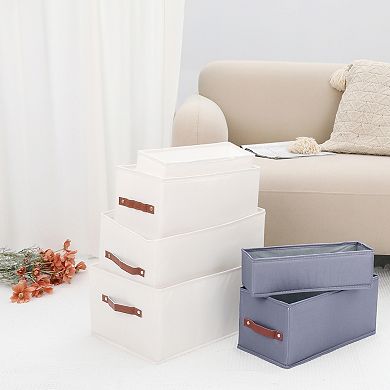 2 Pcs Storage Cube, Fabric Storage Bins for Shelves Closet, Foldable Storage Basket