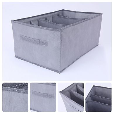 2 Pcs Storage Cube Fabric Storage Bin with Handles for Shelves Closet, Storage Basket