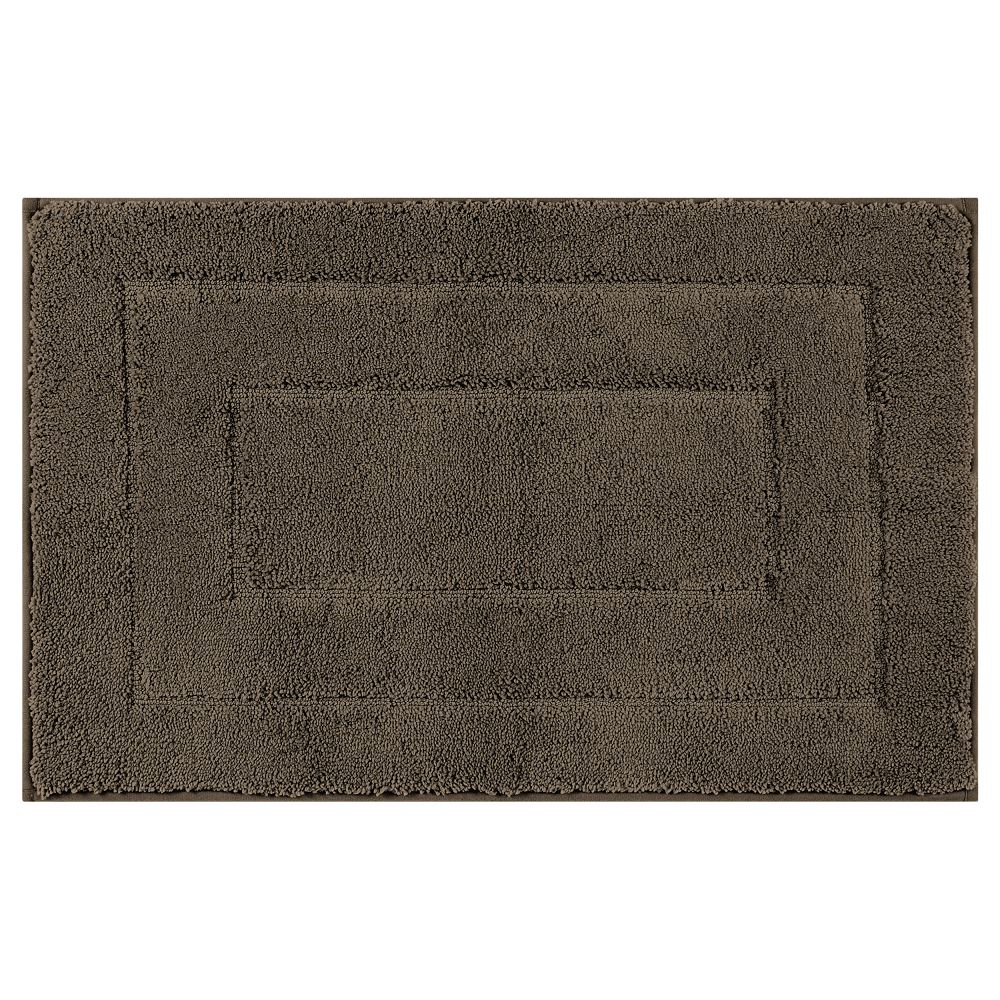 Geometry Bathroom Rug Mat, Non-Slip Solid Color Bath Mat, Carpet for Tub