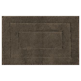 Geometry Bathroom Rug Mat, Extra Soft Absorbent Bath Rug, Non-Slip Solid Color Bath Mat 24" x 35"