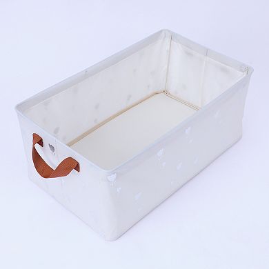 2 Pcs Storage Cube, Fabric Storage Bin with Handles for Shelves Closet, Storage Basket