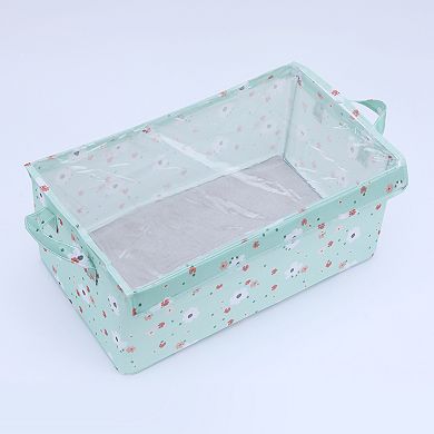 2 Pcs Storage Cube, Fabric Storage Bins with Handles for Shelves Closet, Storage Basket Not Lids