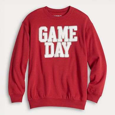 Juniors' Collegiate Game Day Graphic Pullover