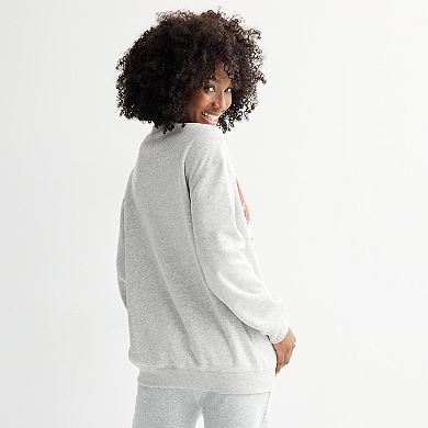Juniors' Harvard University Graphic Fleece Pullover