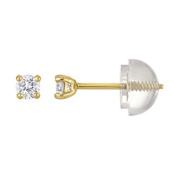 Junior Jewels 1/10 Carat T.W. Lab Grown Diamond Stud Earrings