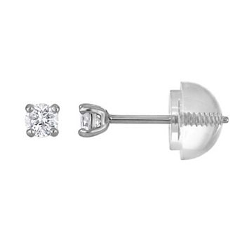 Junior Jewels 1/10 Carat T.W. Lab Grown Diamond Stud Earrings
