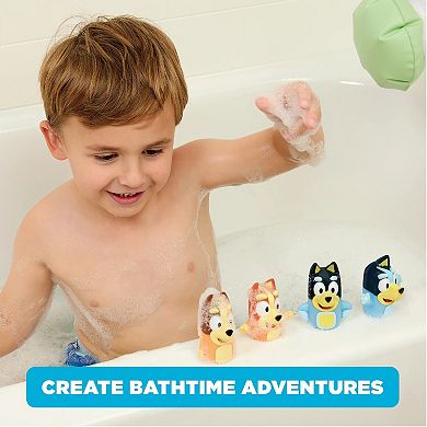 Bluey 4-pc. Jumbo Finger Puppets Bath Toy Set